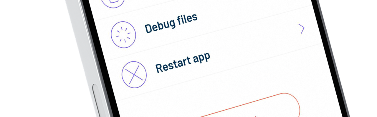 Telefon med MyLK-appp