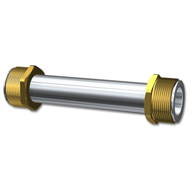 LK Mellomstykke 18 mm x ¾" utv m. løpende nipler