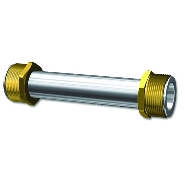 LK Mellomstykke 18 mm x ¾" utv m. løpende nipler